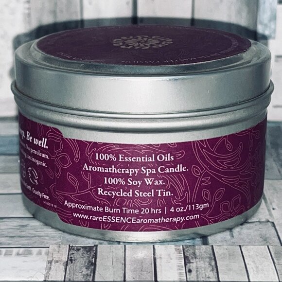 💖3/$15💖 rareESSENCE Passion Travel Tin Candle 4oz 100% Pure Essential Oil - Picture 4 of 5